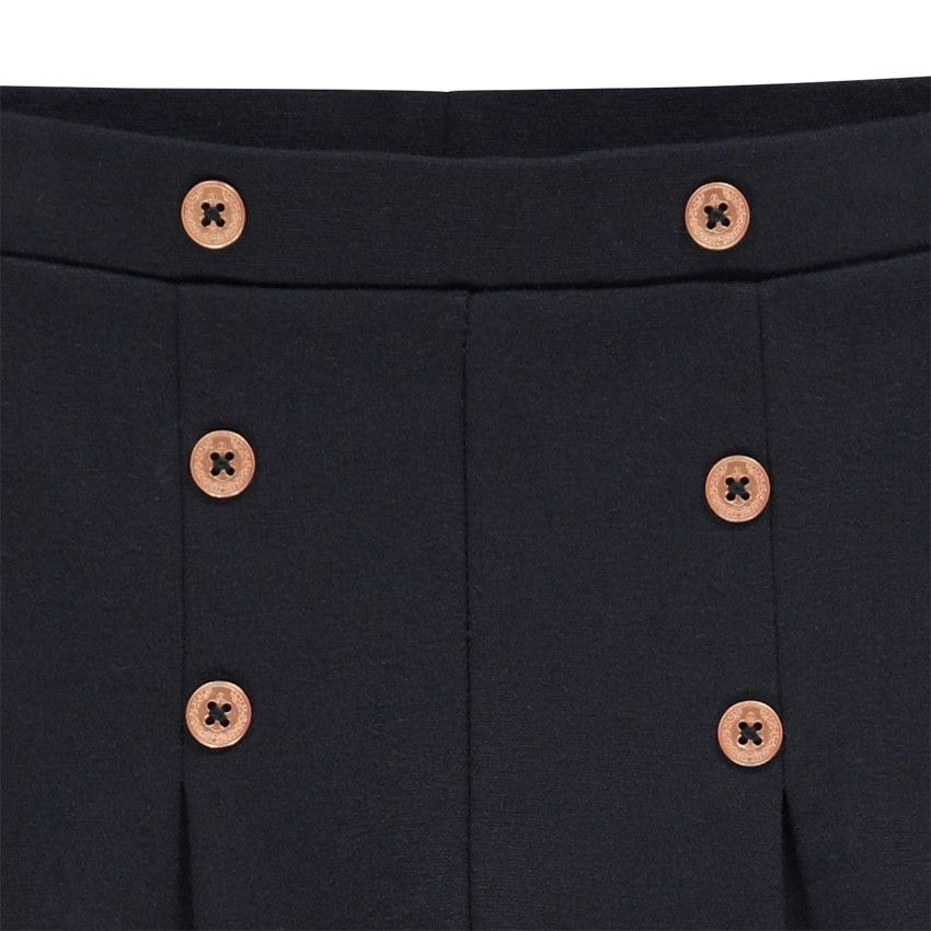 Jegging milano avec boutons fantaisie pour fille - Gris foncé