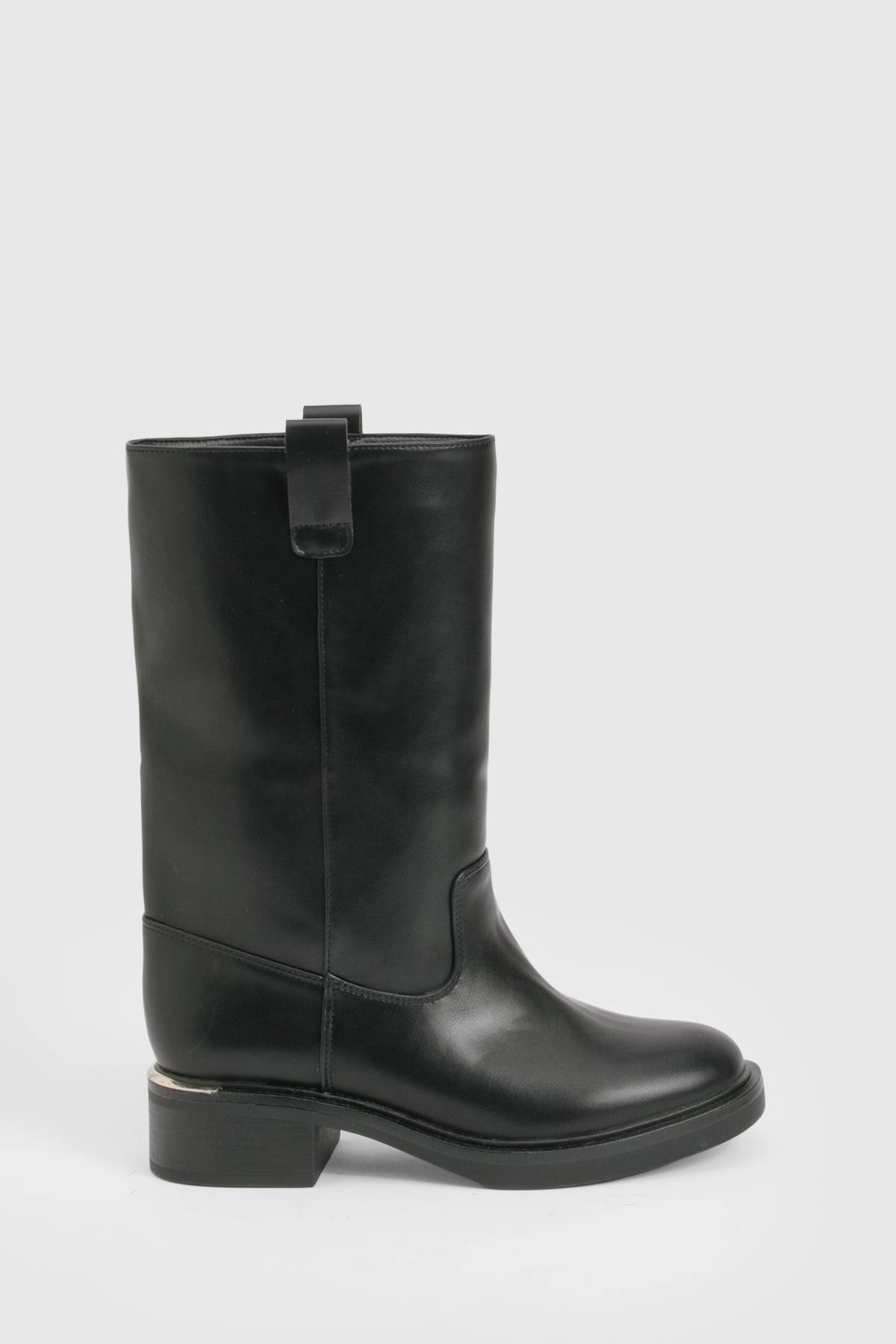 boohoo Bottes Column mi-hautes pour pieds larges