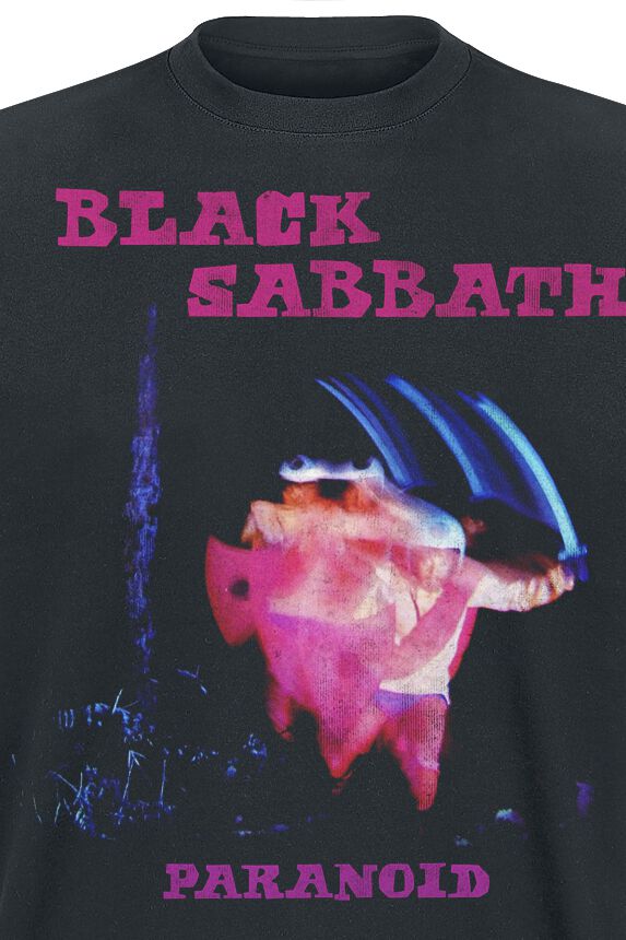 Paranoid Tracklist | Black Sabbath T-Shirt Manches courtes
