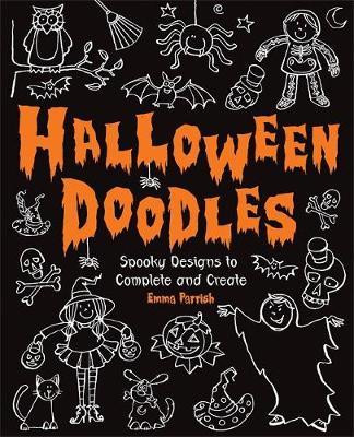 Halloween Doodles: Spooky Designs to Complete and Create (Paperback)