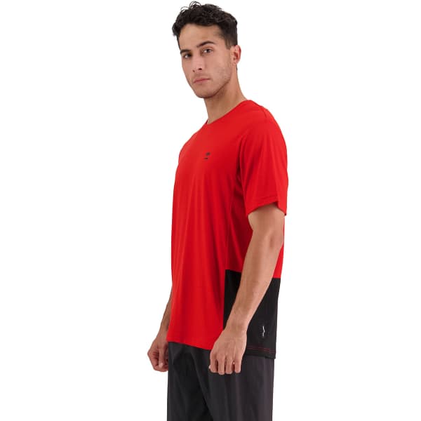 Maillot VTT MONS ROYALE TARN MERINO SHIFT TEE LOGO RETRO RED/BLACK