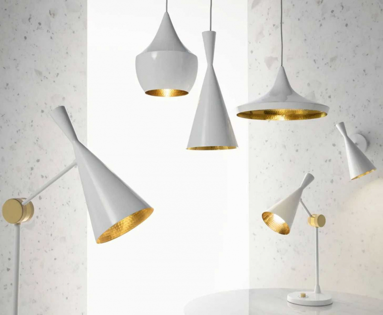 Tom Dixon Beat Light vloerlamp messing