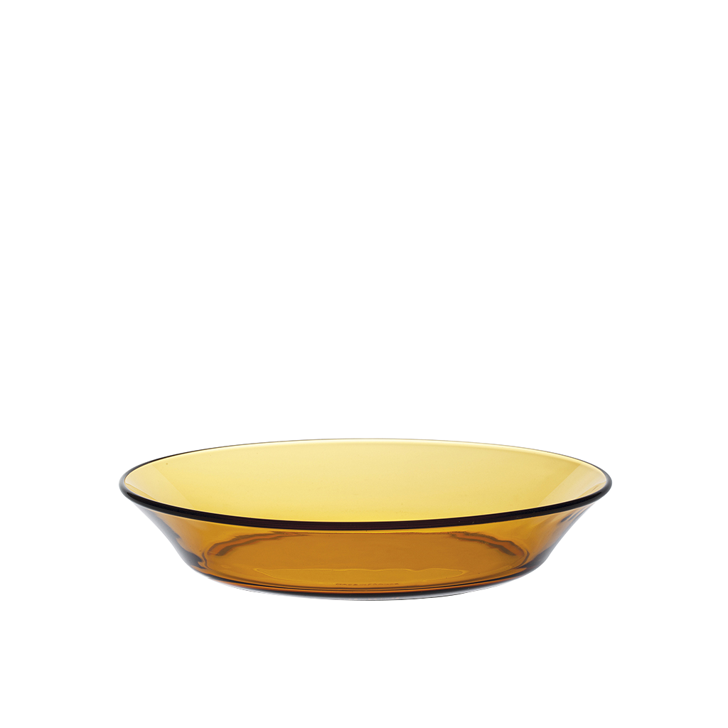 Lys - Assiette creuse en verre 19,5 cm (Lot de 6)