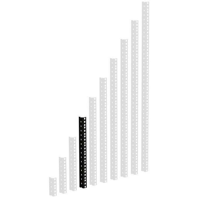 Adam Hall 61535B8 Heavy Duty Rack Strip zwart 8U