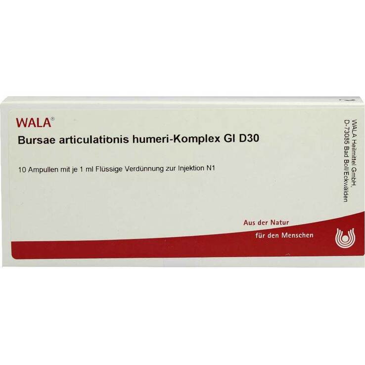 Bursaearticulatio hum. Kompl. GL D 30 Ampullen, 10X1 ml