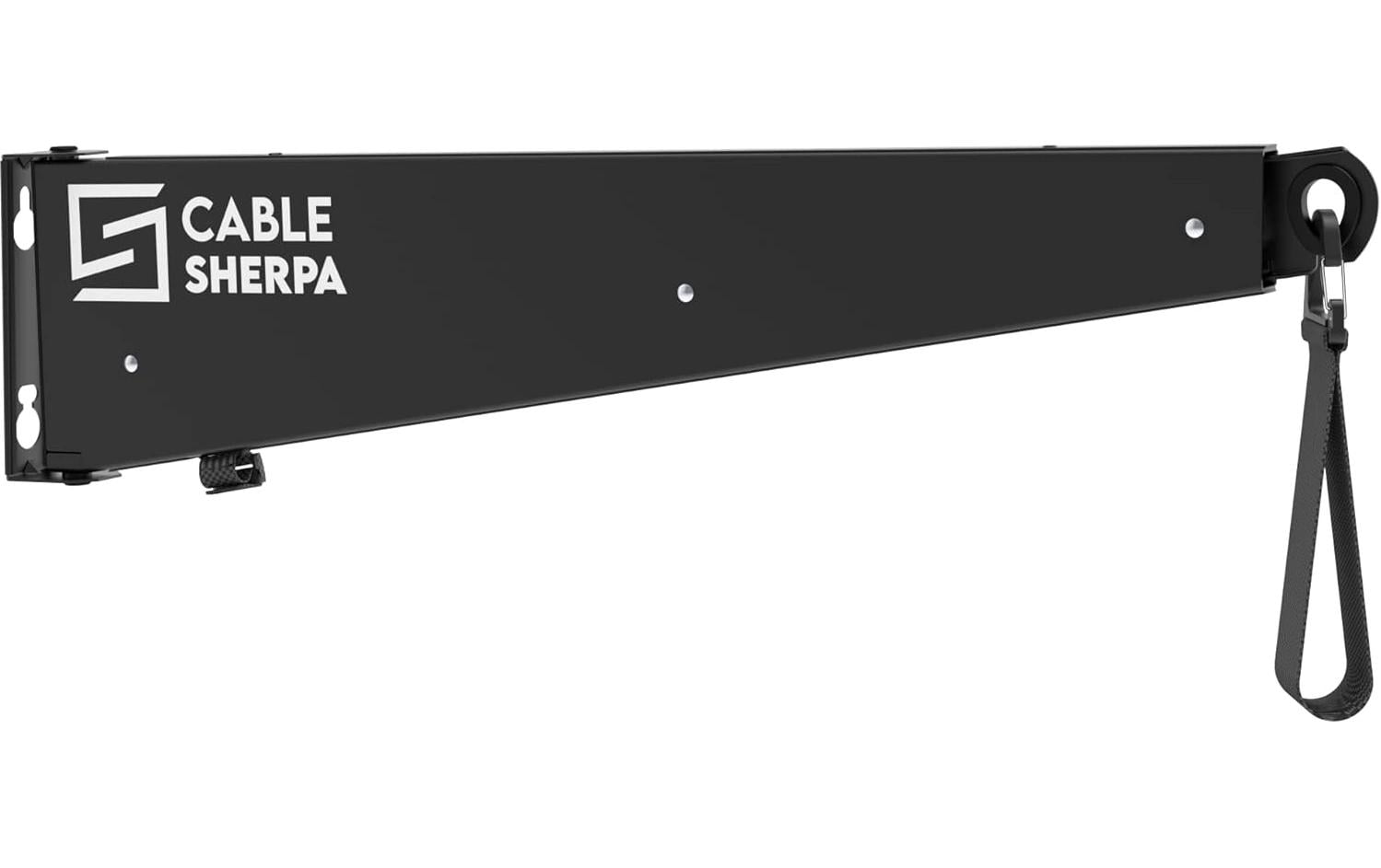 Kabelhalter Cable-Sherpa, Schwarz<br>Ausziehbares Kabelmanagementsystem für E-Ladekabel