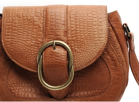 Pieces ville accessoires pcfiloa leather cross body fc marron