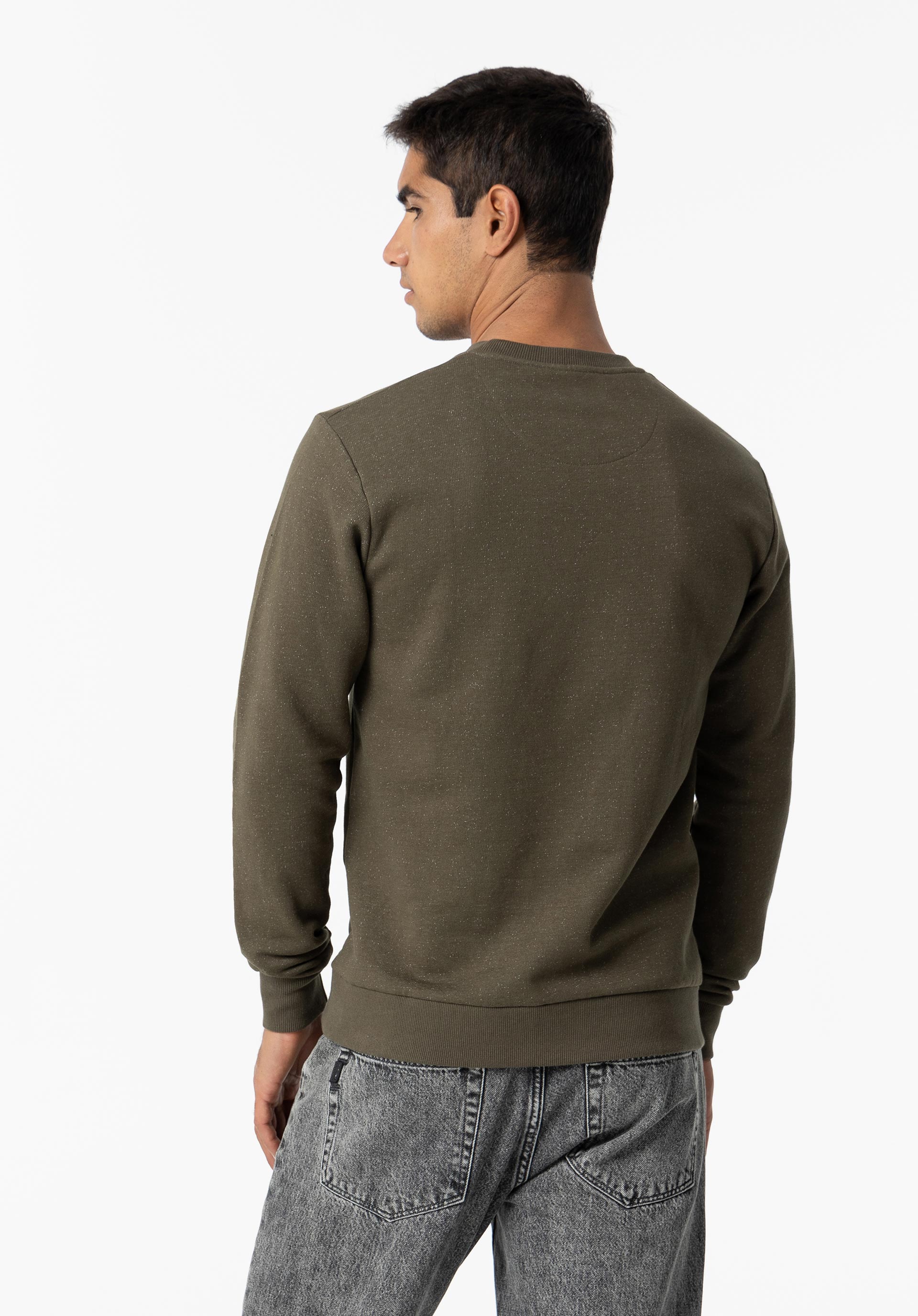 Sweatshirt com Bordado Frontal