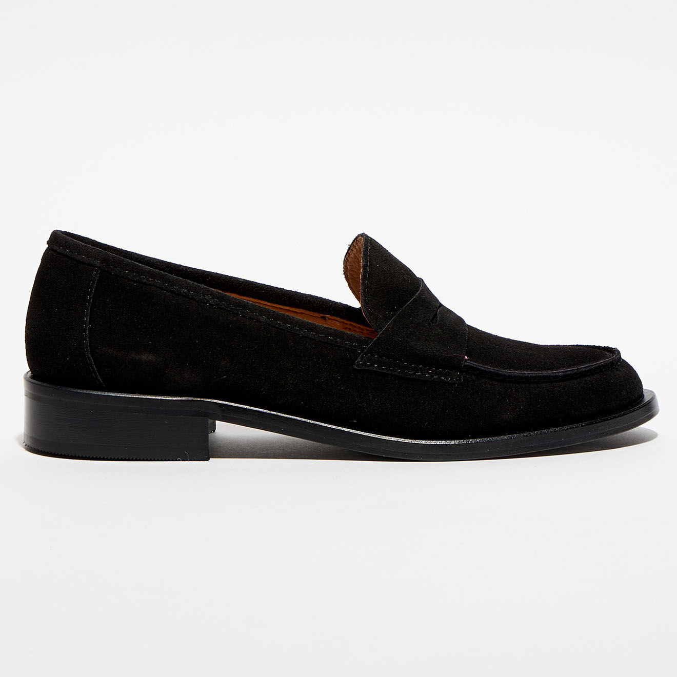 Apologie Mocassins en Velours de Cuir Juliette noirs