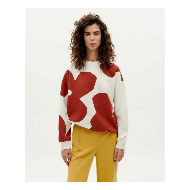 Thinking Mu Sweat Butterfly Coton Bio | Blanc
