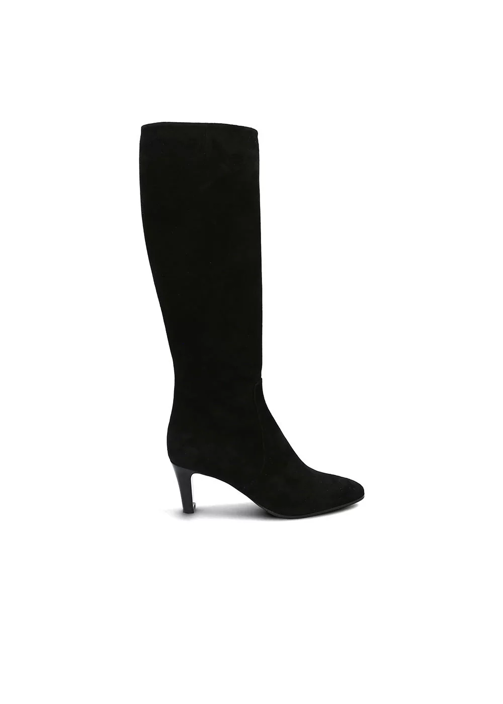 BOTTE SCRIBE VELOURS NOIR