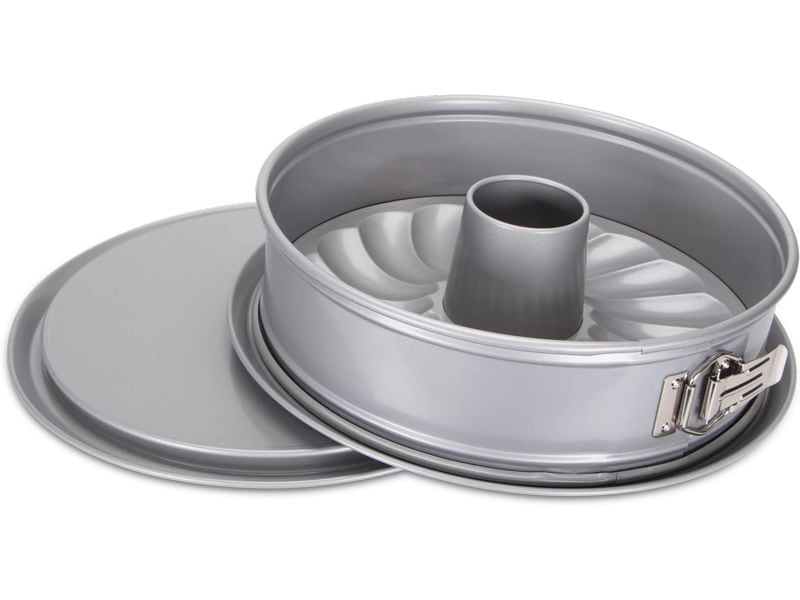 Städter Springform mit Flach.- und Rohrboden 28 cm Backform für Kuchen