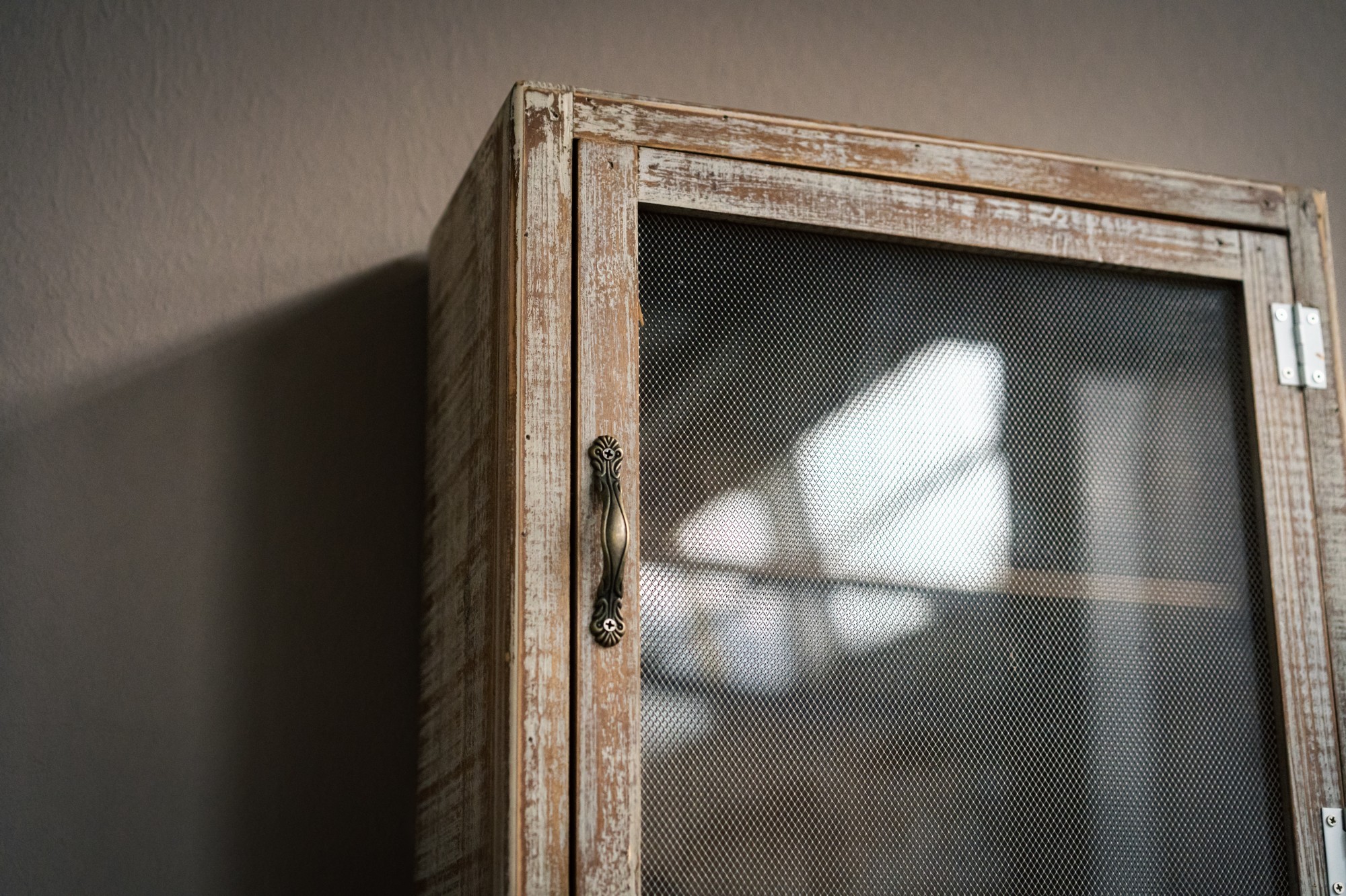 Wandschrank, Tannenholz, H 38 cm, B 38 cm, T 17 cm von fischer's lagerhaus