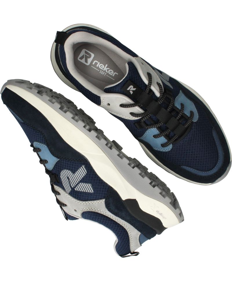 Rieker Sport Sneakers Blauw Heren