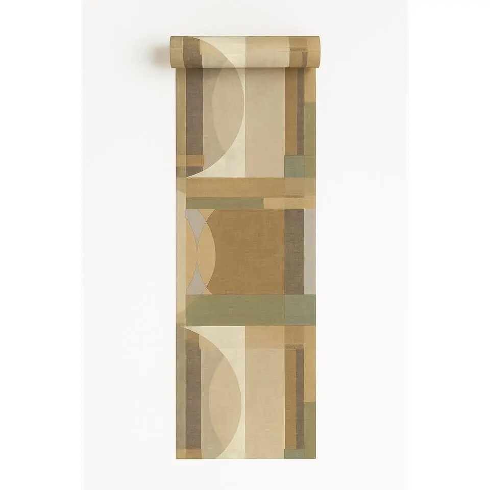 Dutch Wallcoverings Vliesbehang Arcadia sojo - bruin/groen - 10,05m x 53cm