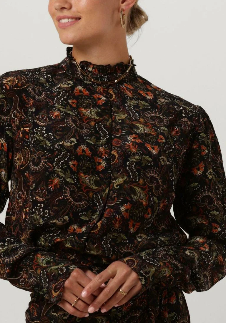 ROUGH STUDIOS zwarte rough studios blouse sarah blouse