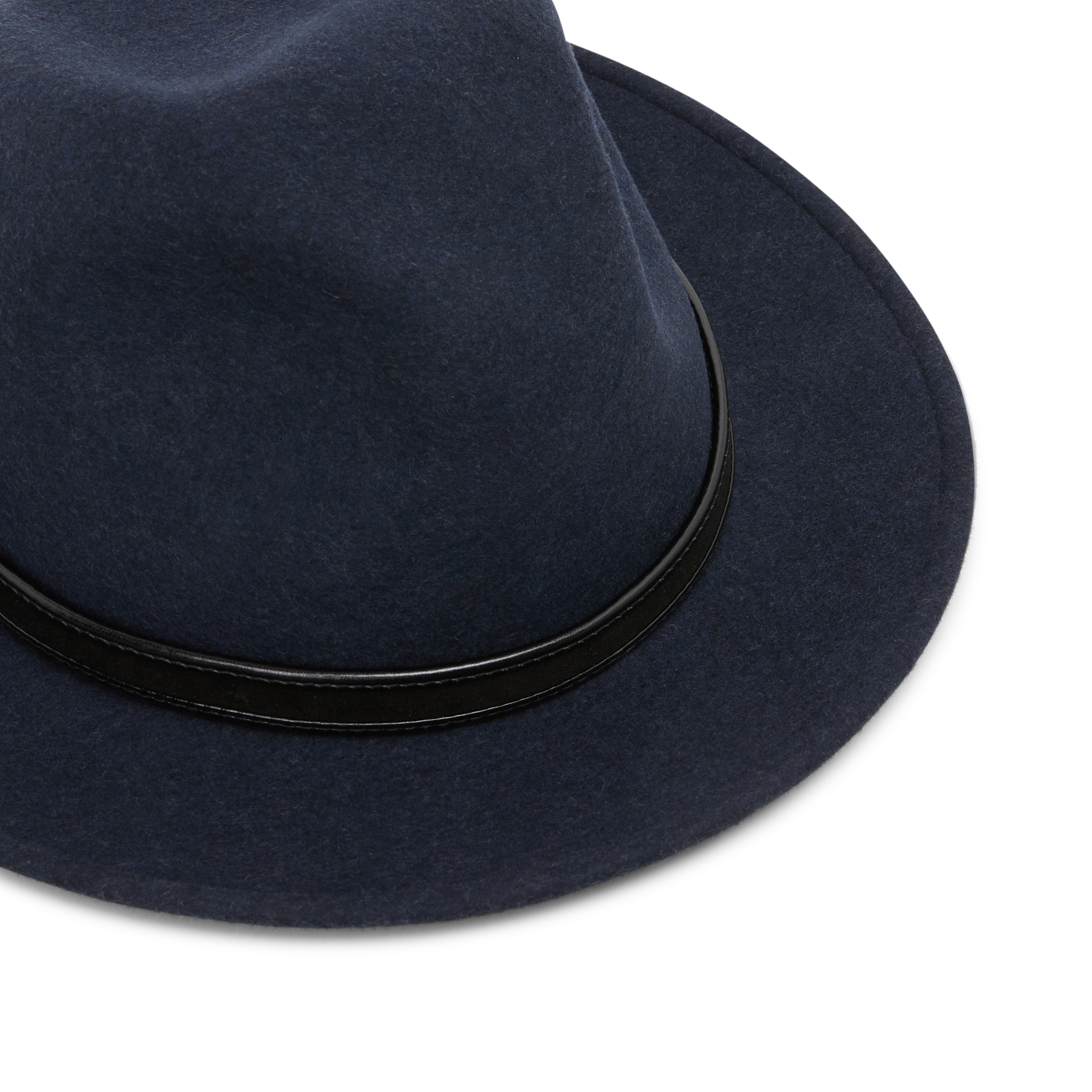 Chapeau en feutre laine| Bleu