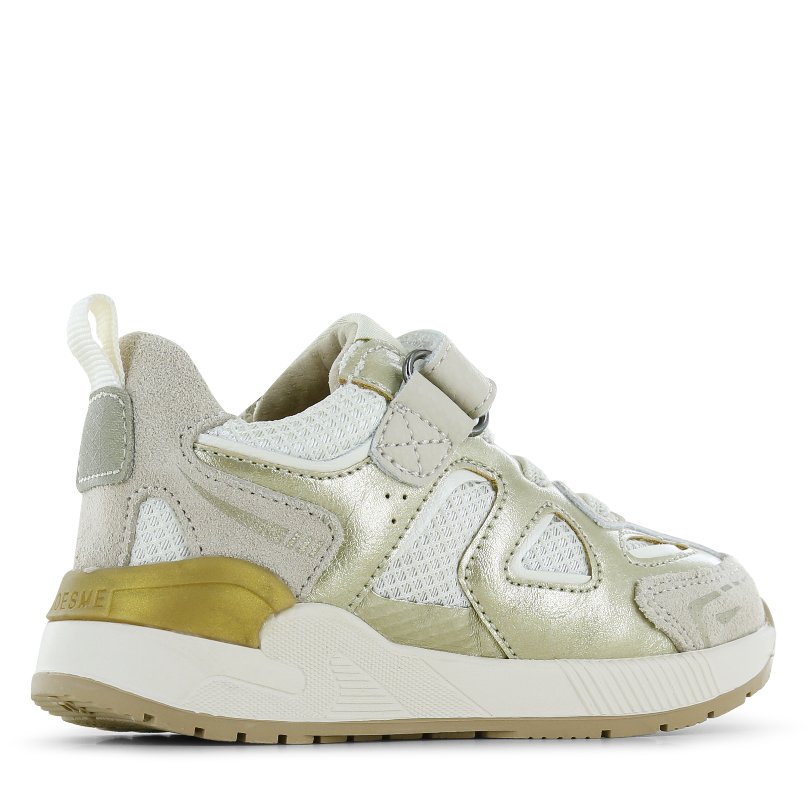 Shoesme gouden sneaker Mesh, Microfiber leer, Suède | Meisjes schoenen