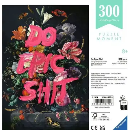 Ravensburger Puzzle - Do Epic Shit, 300 Teile