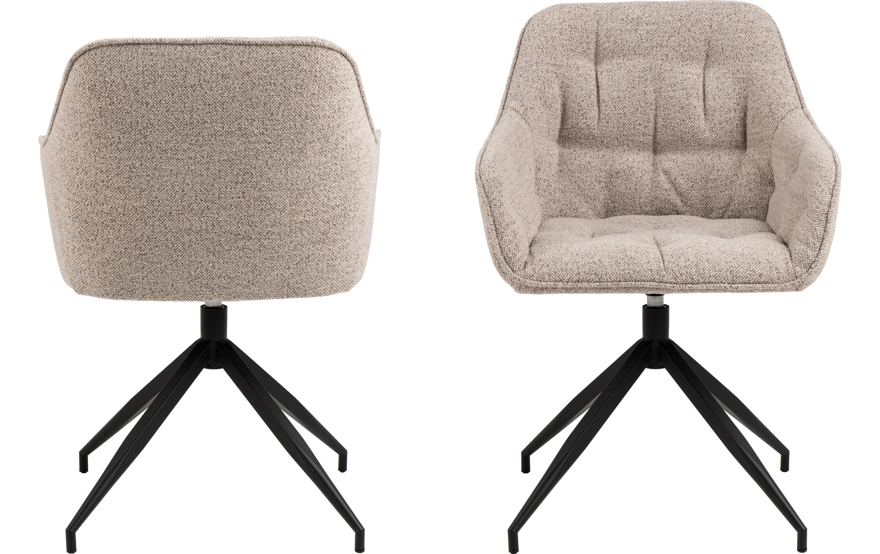 Stuhl Brooke Monza2, 1 Stück, Beige<br>Esszimmerstühle mit Armlehne