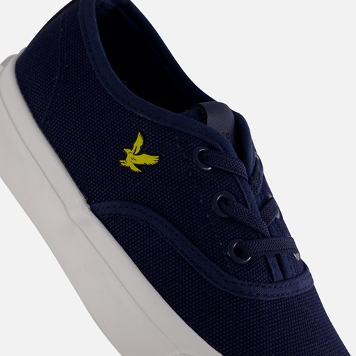 Lyle & Scott Wick Sneakers blauw Canvas