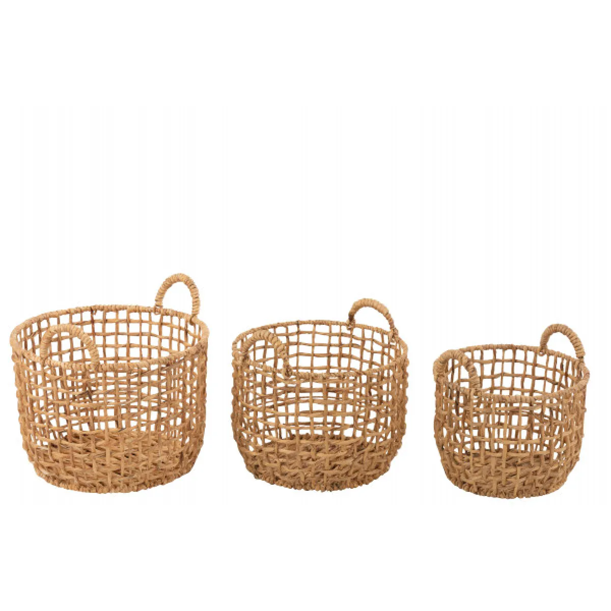 Dansmamaison Set de 3 paniers ronds