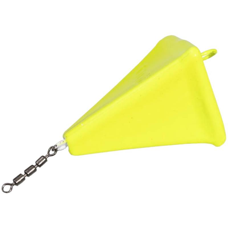 Plomb Zebco Flatty Scratcher Lead - Jaune Fluo