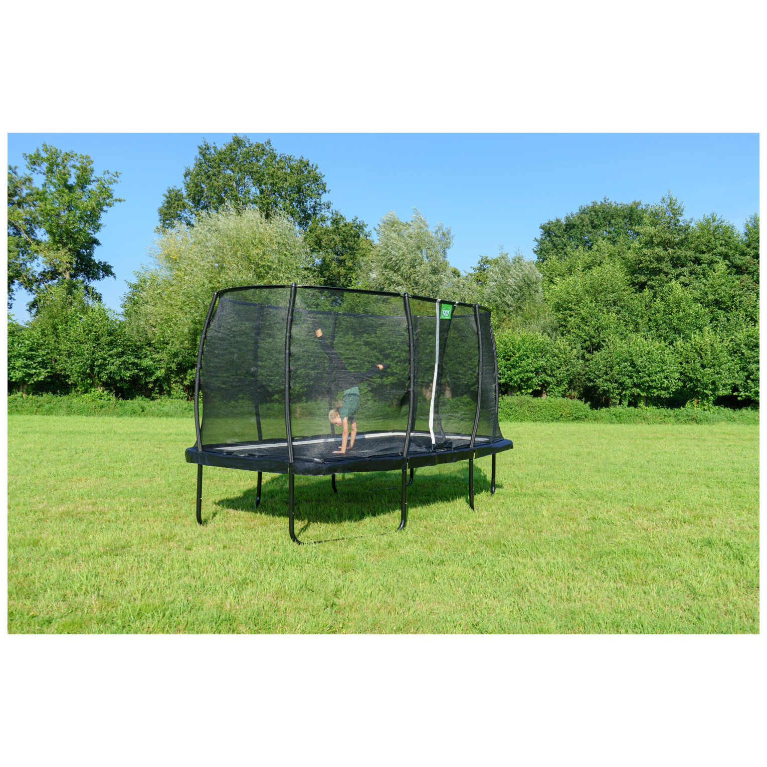 EXIT Allure Classic trampoline 214x366cm - groen