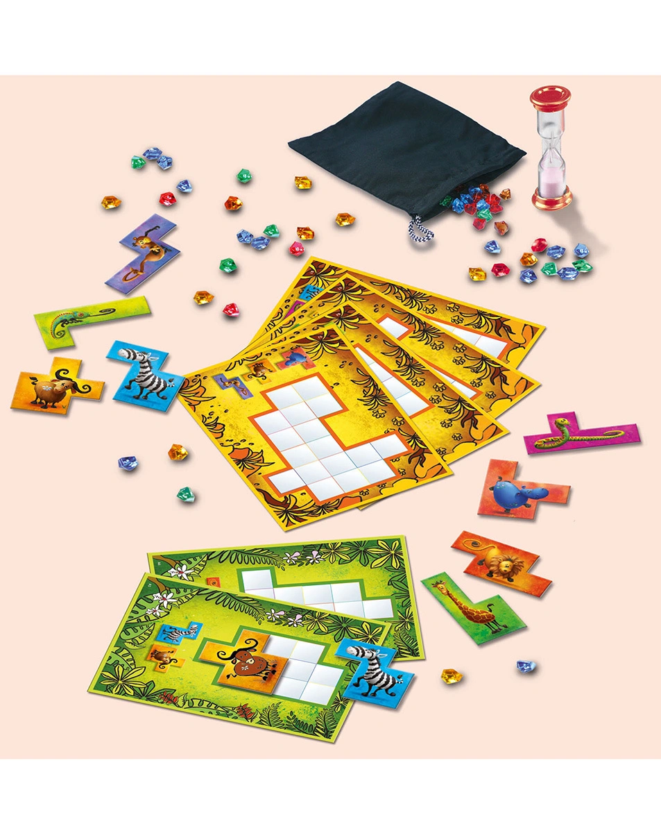Puzzlespiel UBONGO! JUNIOR in bunt