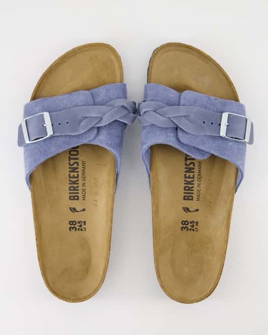 Birkenstock Oita Braided Pantoletten in Blau