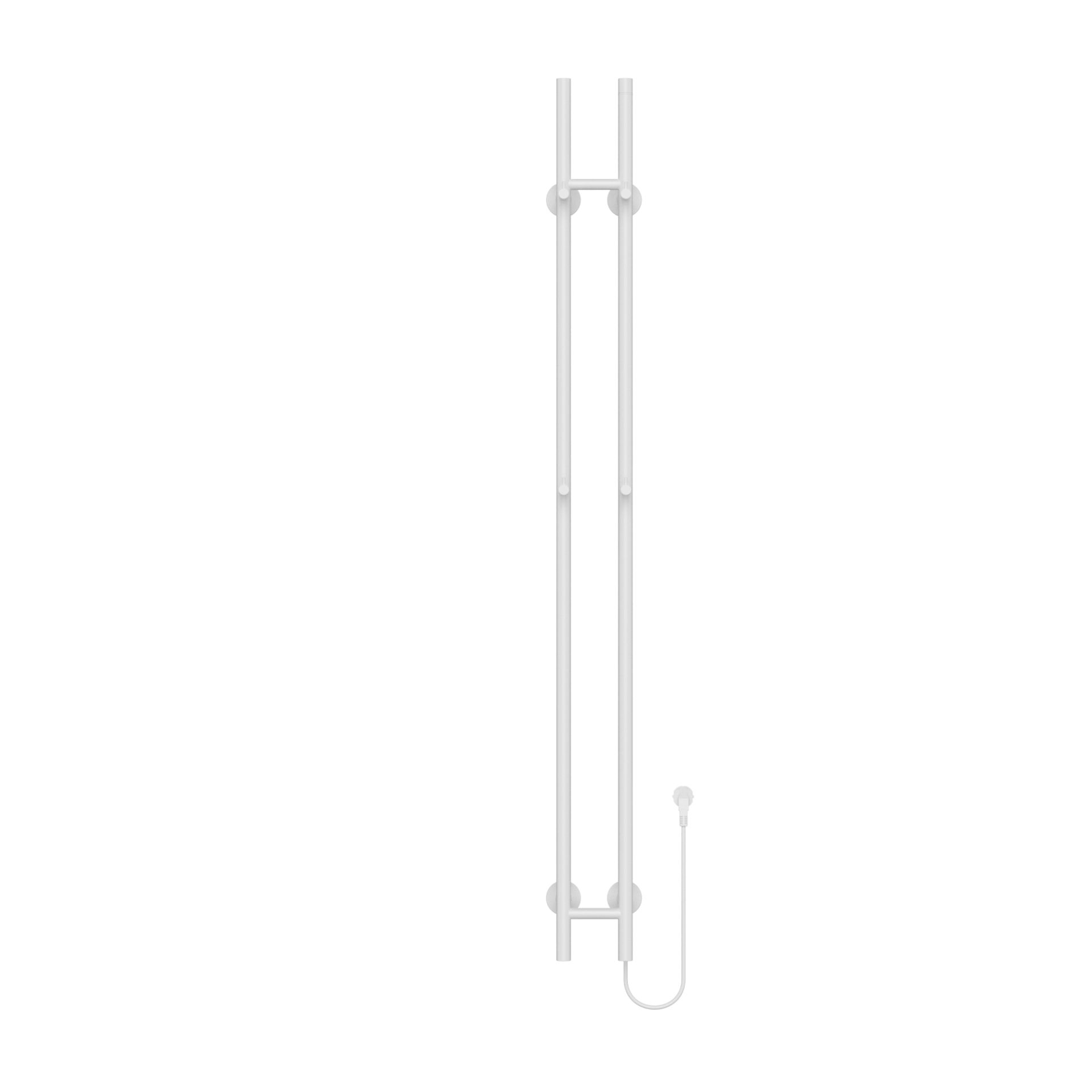 Sanigoods Lilia elektrische staafradiator dubbel 150cm wit glans 120W