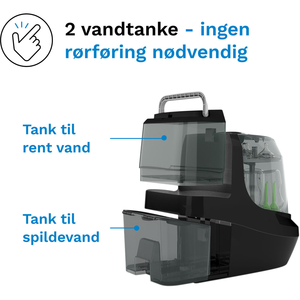 Køb Baby Brezza Black Flaske Washer Pro