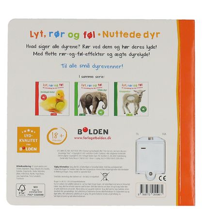 Forlaget Bolden Buch - Hören, Berühren und Fühlen: Niedliche Tie