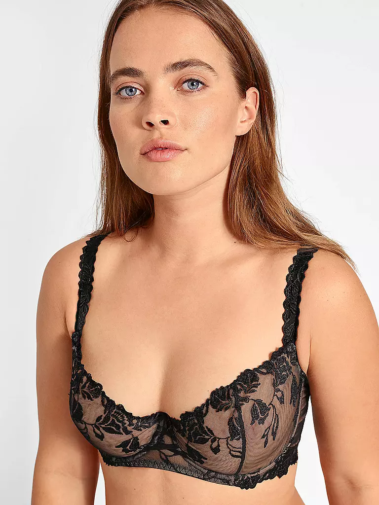 AUBADE BH mit Bügel  Halfcup SOFTESSENCE schwarz schwarz