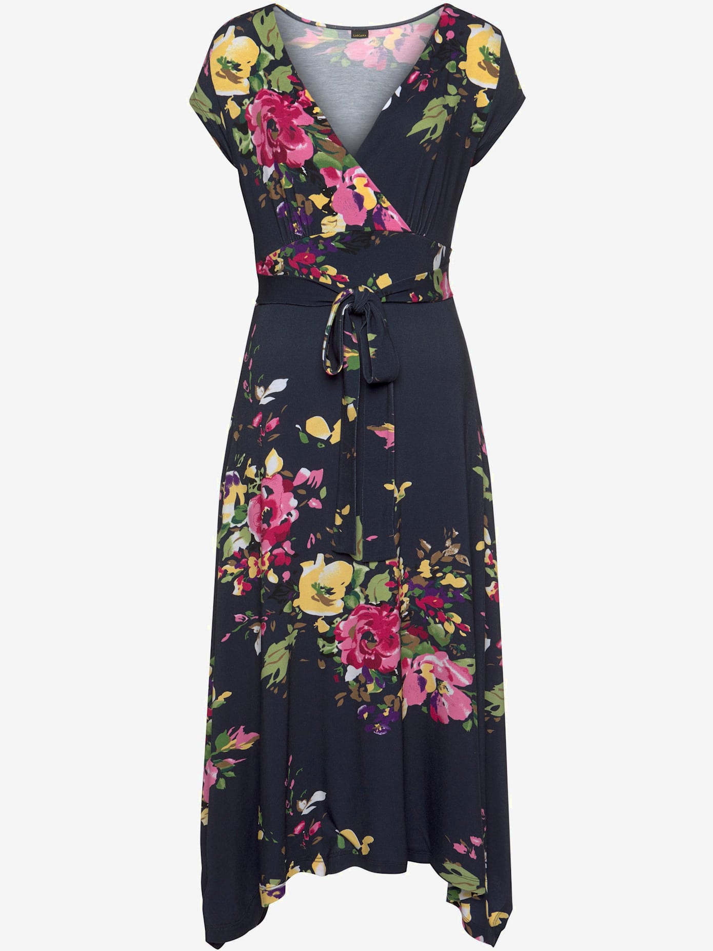 Robe d'été robe de plage avec encolure en v