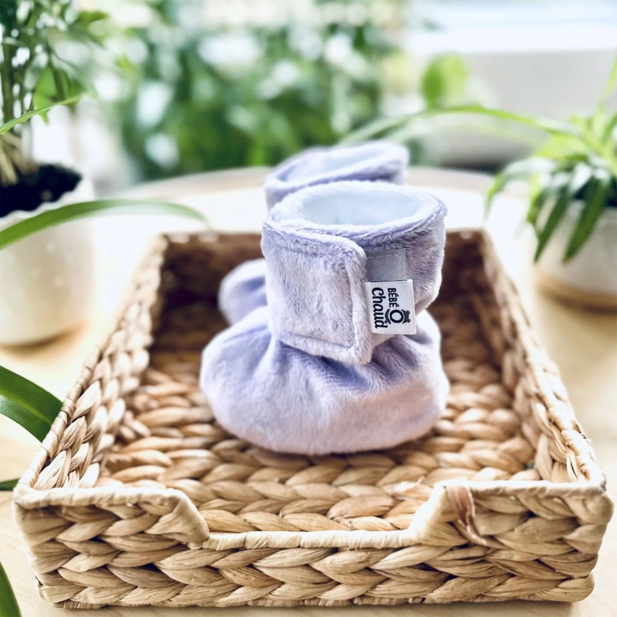 Bébé Ô Chaud Pantoufles Velux Unies 6-24mois