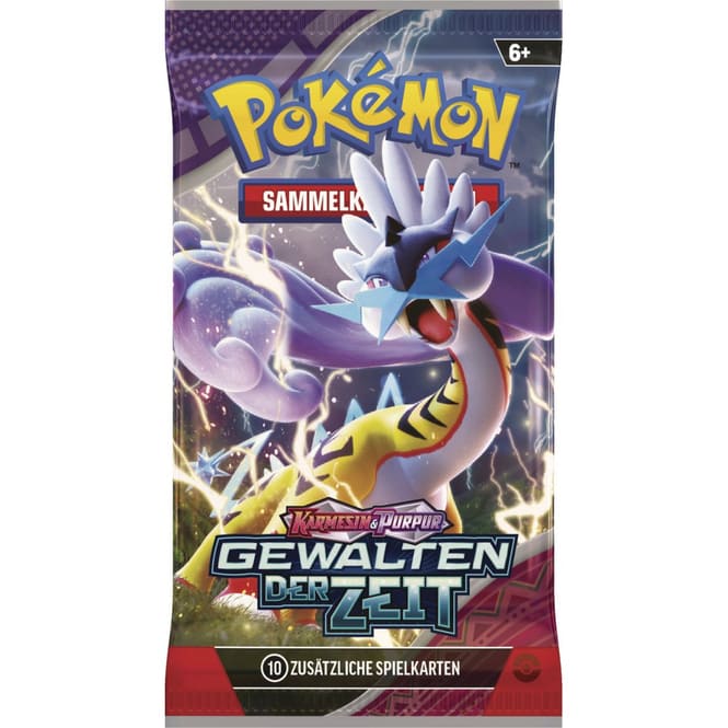 Pokémon - Karmesin & Purpur - Gewalten der Zeit - Booster - 1 Stück