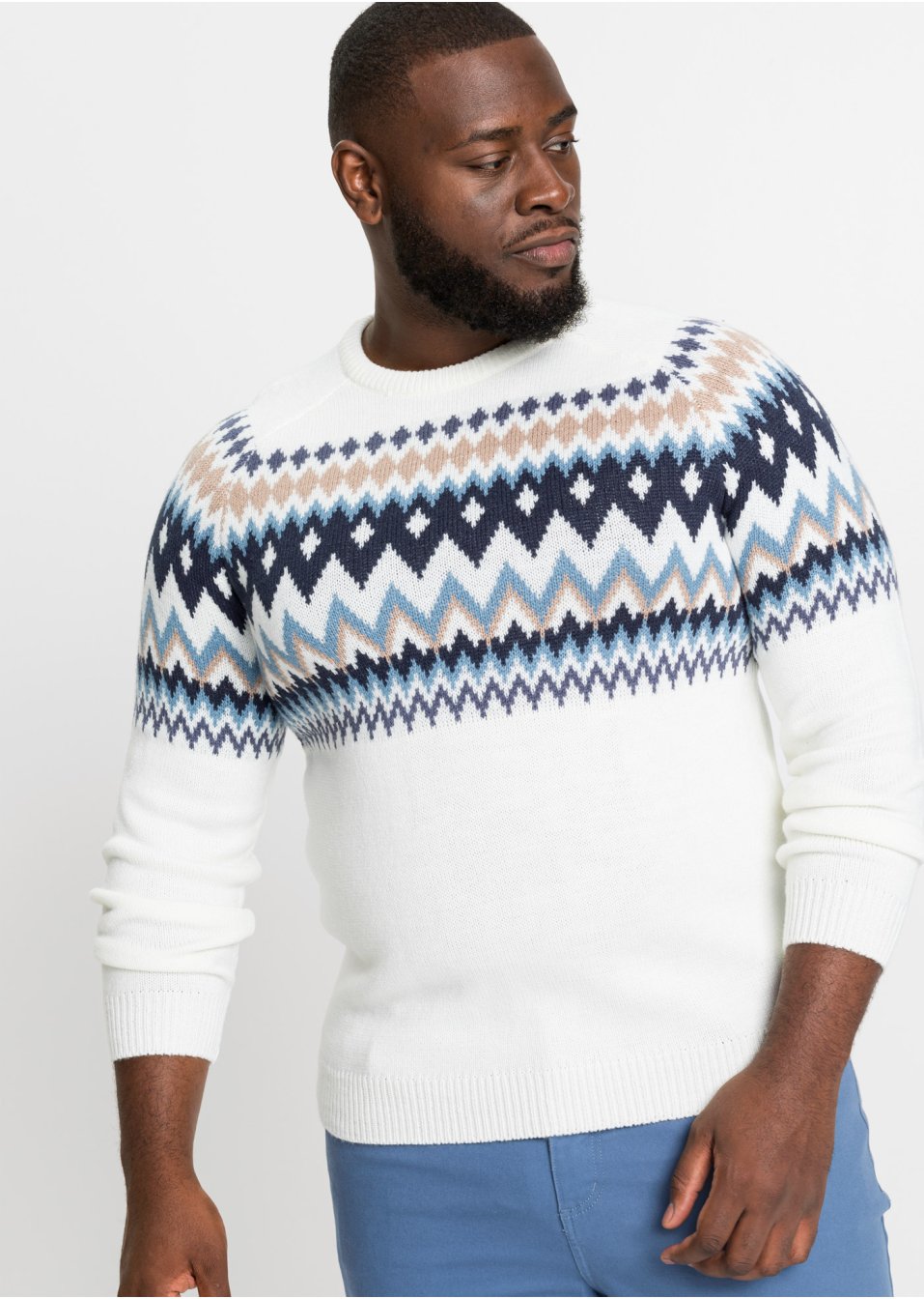 Pull norvégien avec polyacrylique recyclé