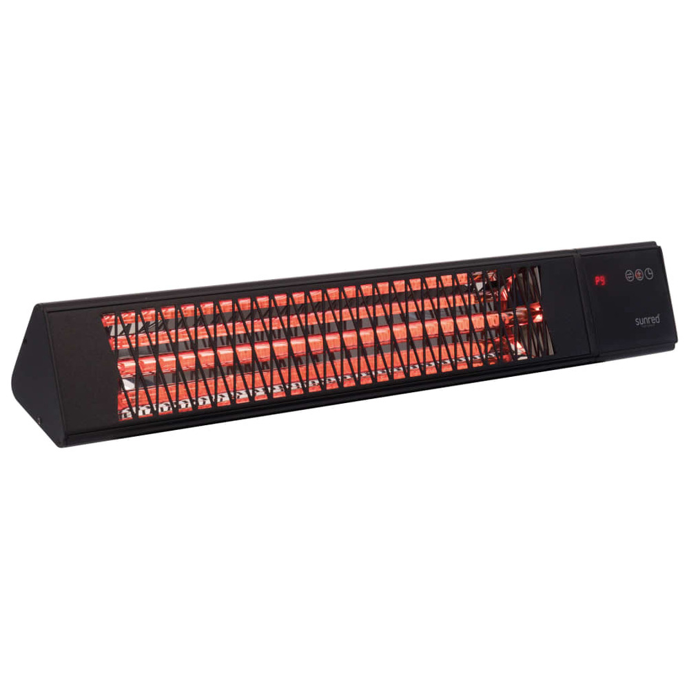 Chauffage mural de patio royal diamond smart dark 2500w carbone