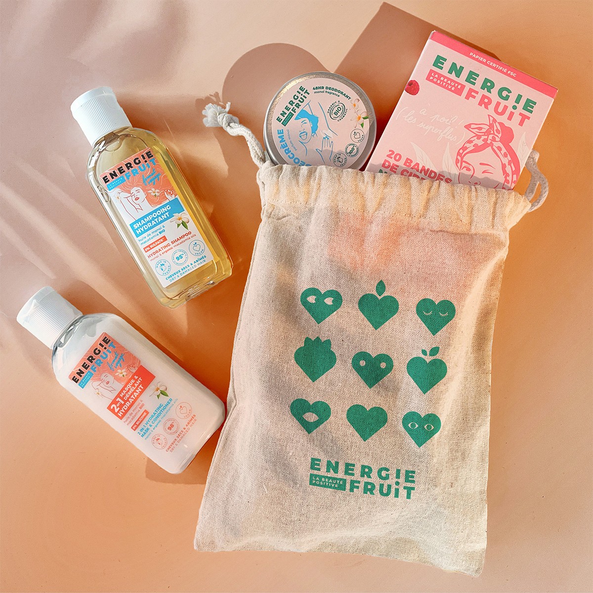 Trousse essentiels voyage - Monoï - Corps & cheveux - 4 produits