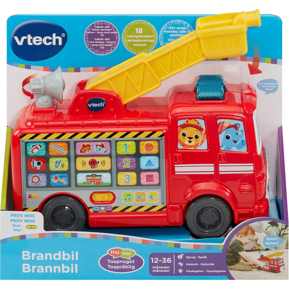 Køb Vtech Rednings Venner Brandbil DK/NO