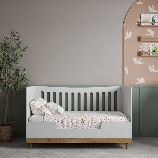 Scandinave Kit Évolutif   Blanc        70 x 140 cm   de               CBA Meubles