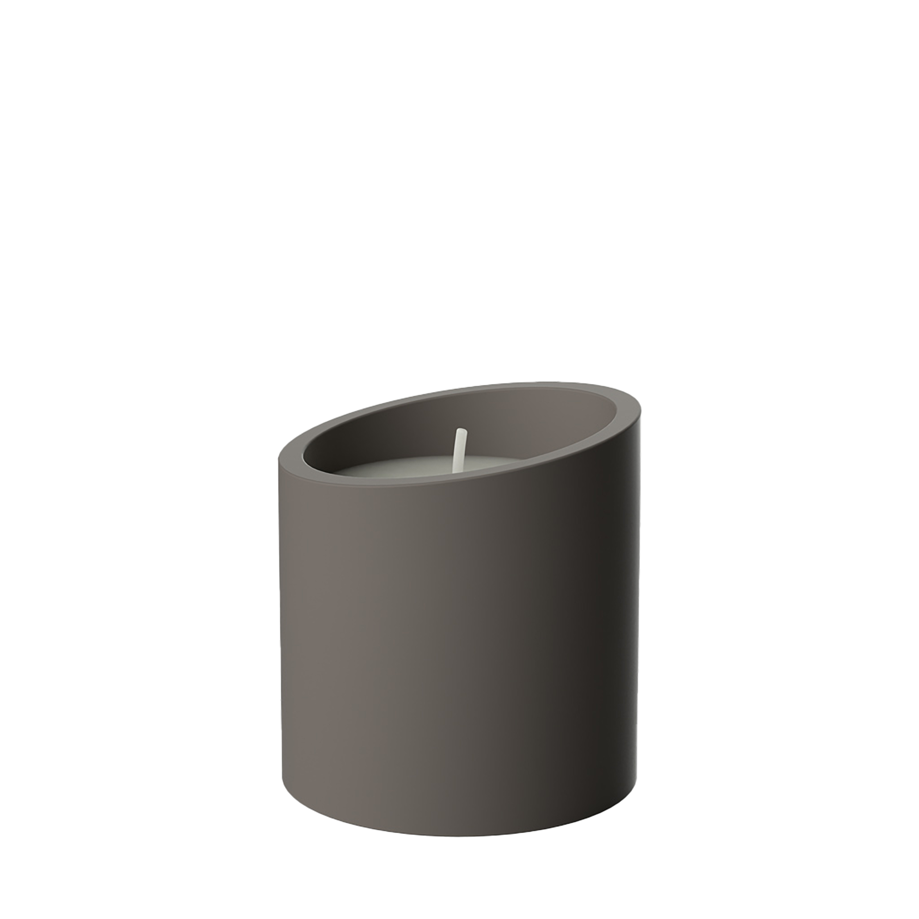 NewMoon Scented candle Taupe, 3.4'' x 3.6''