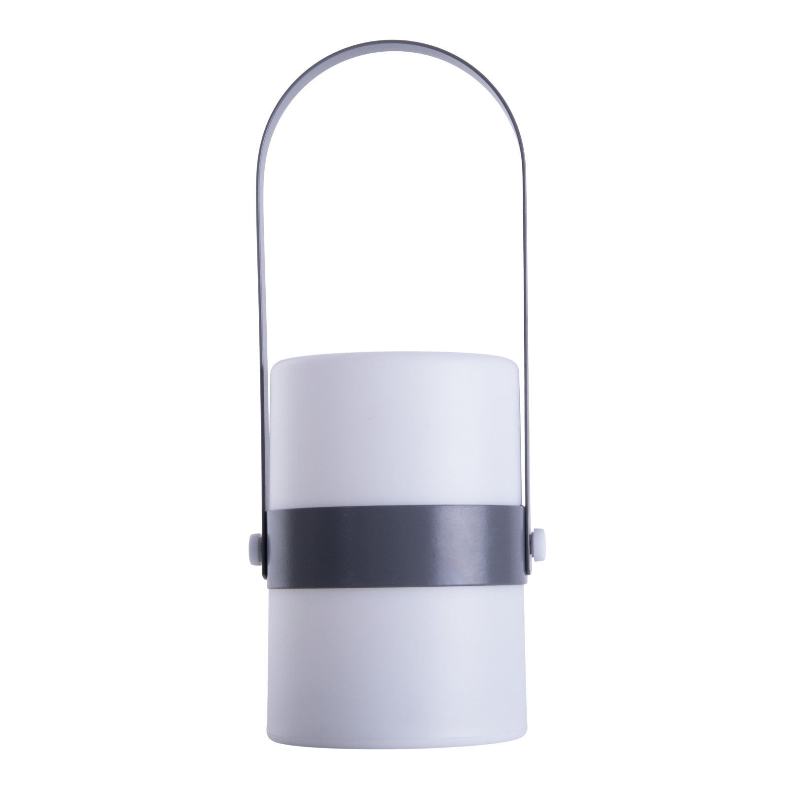 LED-Akku-Dekoleuchte NEO - weiß-grau - 28 cm
