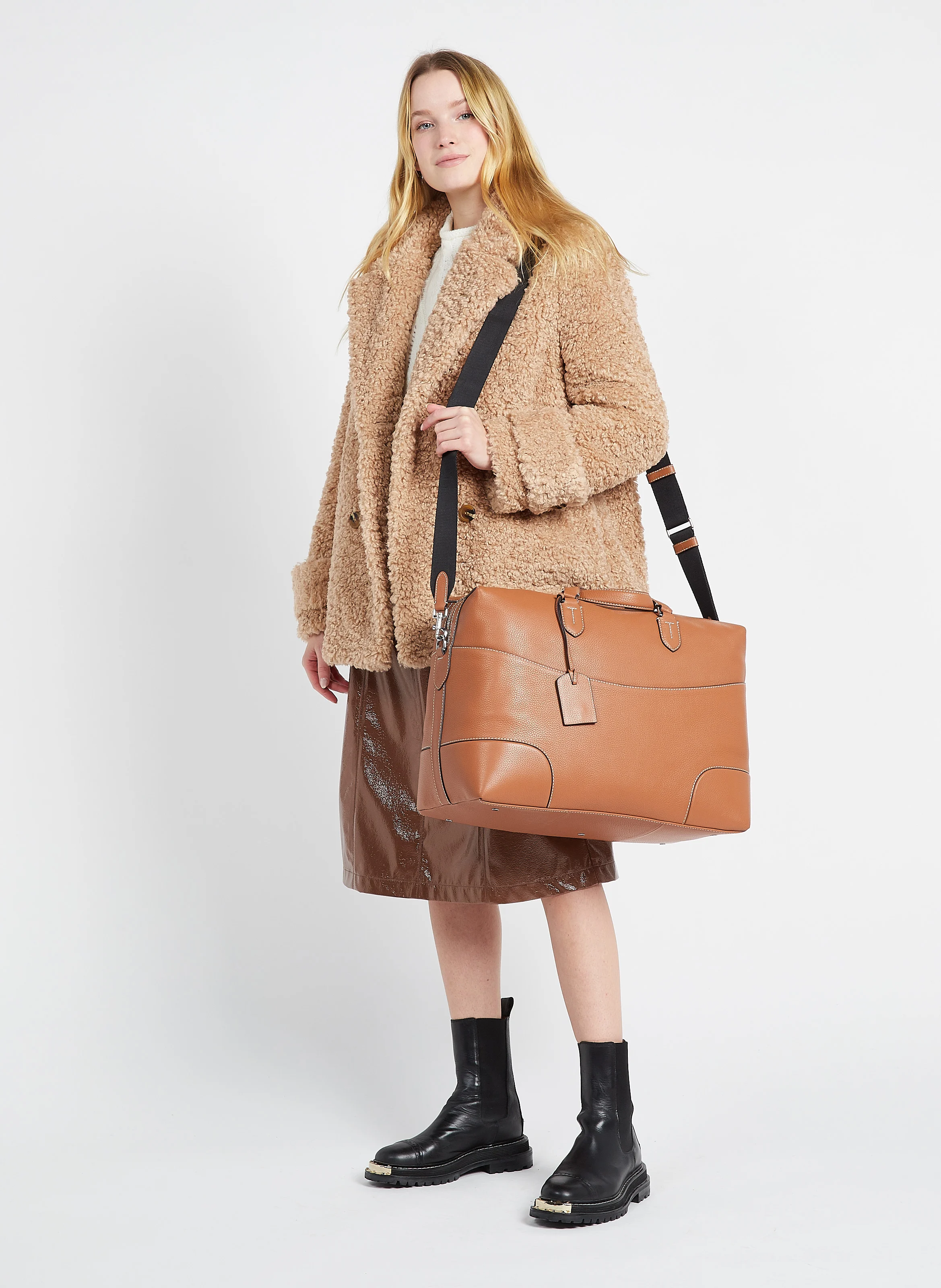 ROMY - Sac de voyage en cuir| Marron