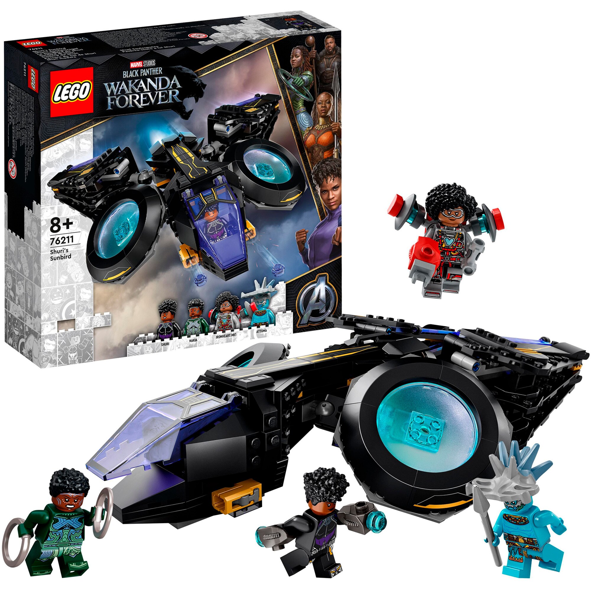 LEGO Konstruktionsspielzeug Marvel Super Heroes Shuris Sonnenvogel