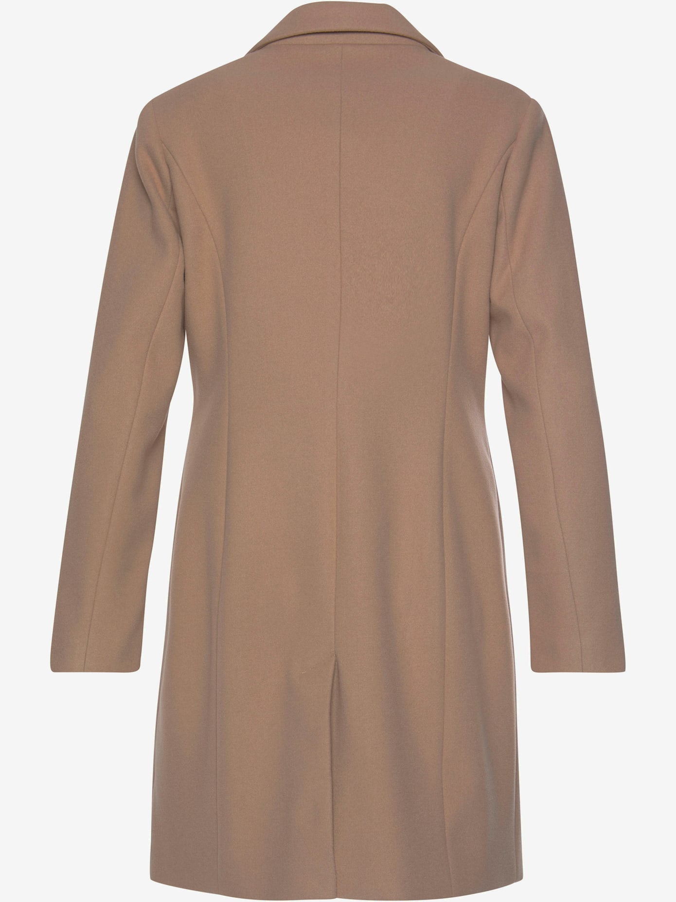 Manteau long, grand col à revers
