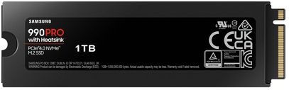 Samsung 990 PRO - 1TB - Interne SSD - PCIe 4.0 - NVMe - Heatsink