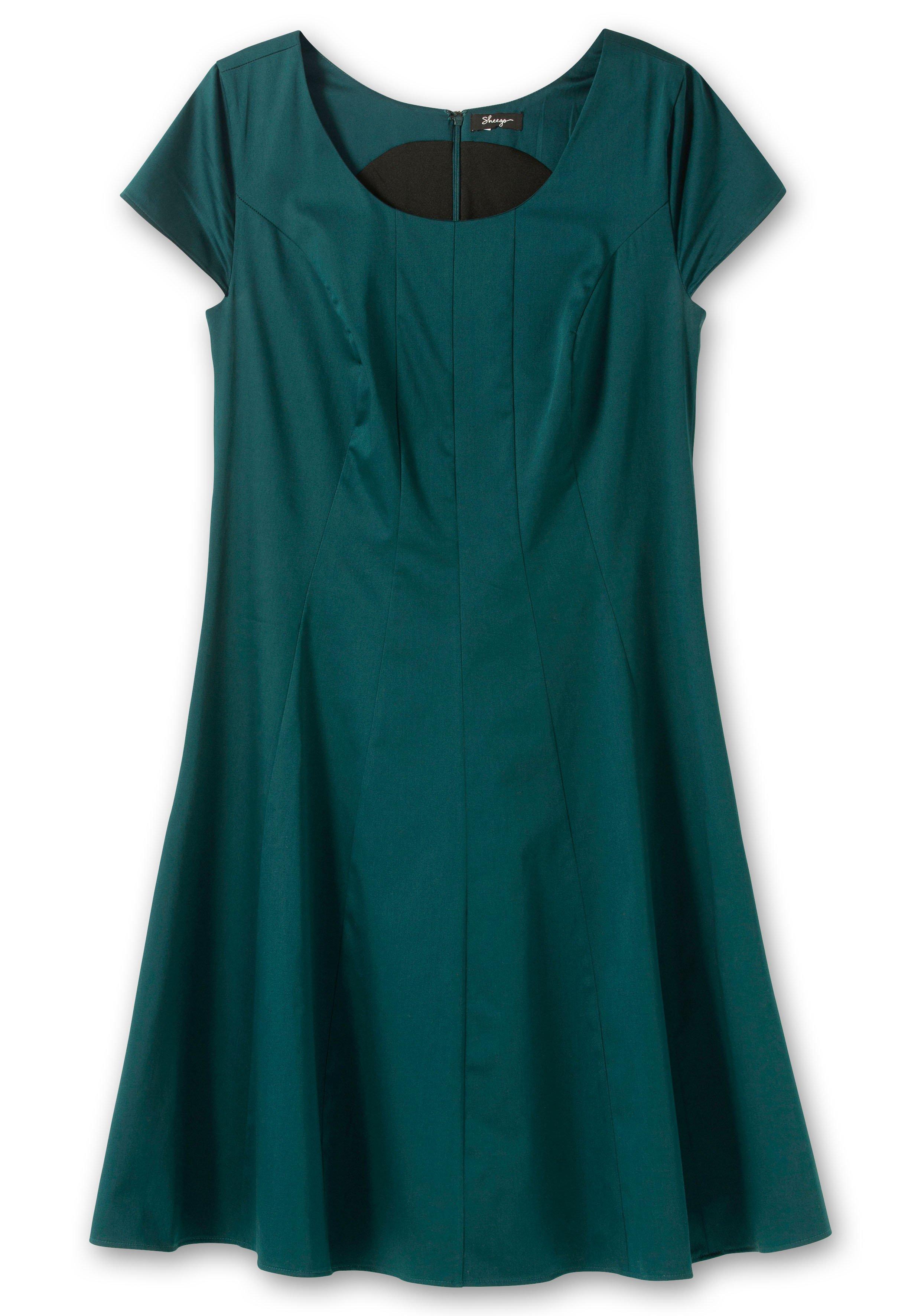 Cocktailkleid in A-Linie, in Bahnenform