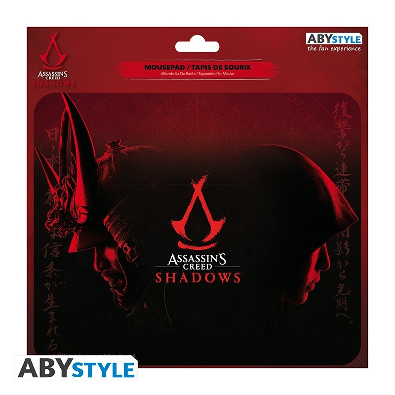 ASSASSIN'S CREED - Blød musemåtte - Skygger Yasuke & Naoe